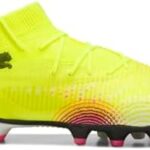 PUMA Men's Future 8 Pro Firm, Artificial Ground Soccer Cleats Sneaker, Yellow Alert Black-Sun Struck, 8 | Soccer