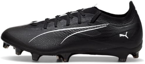 PUMA Men's Ultra 5 Match Firm, Artificial Ground Soccer Cleats Sneaker, Black White, 10.5 | Soccer