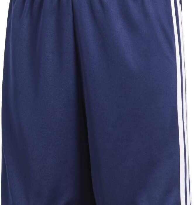 Adidas Boys' Squadra 17 AEROREADY Regular Fit Quarter Length Soccer Shorts, Dark Blue/White, Large: Clothing, Shoes & Jewelry