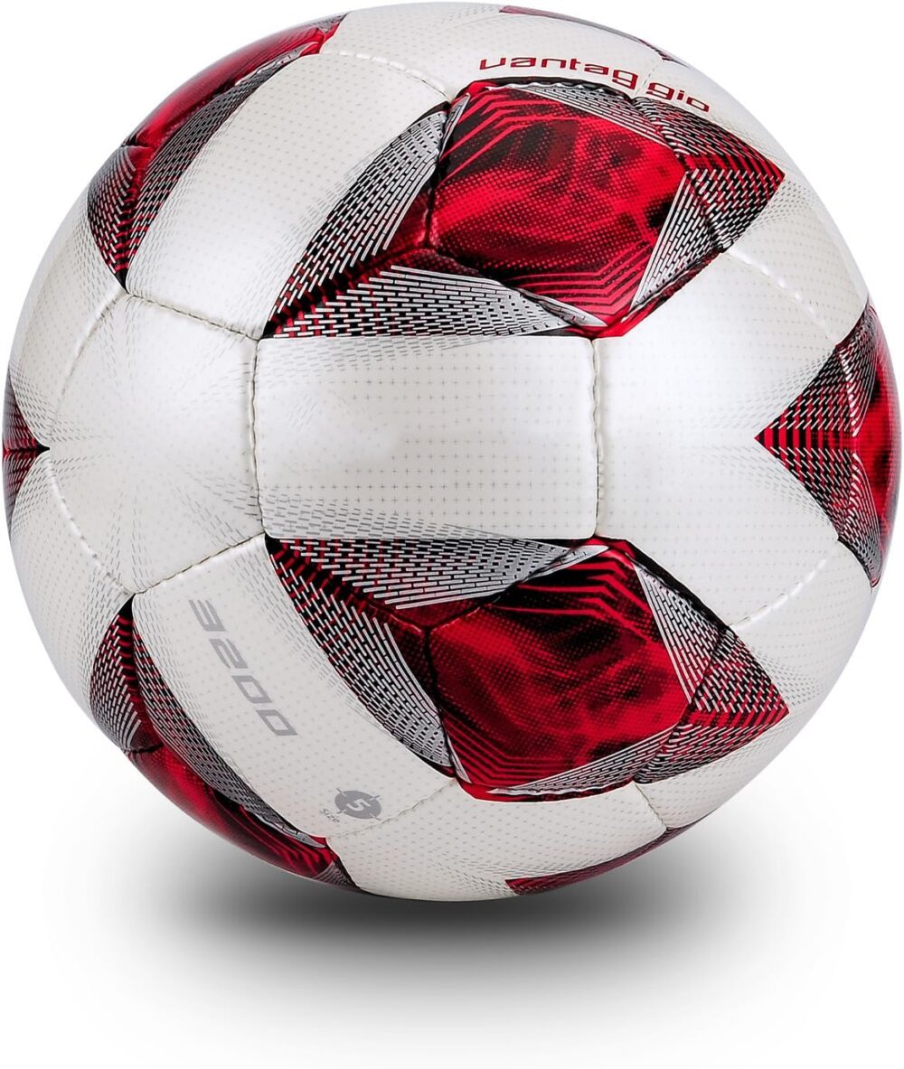 Soft PU Leather Soccer Ball, Indoor Outdoor Team Sports, Training Practicing Game Match Soccer Ball Gift for Adult Youth, F5A3200 Red 1pc : Sports & Outdoors - Image 7
