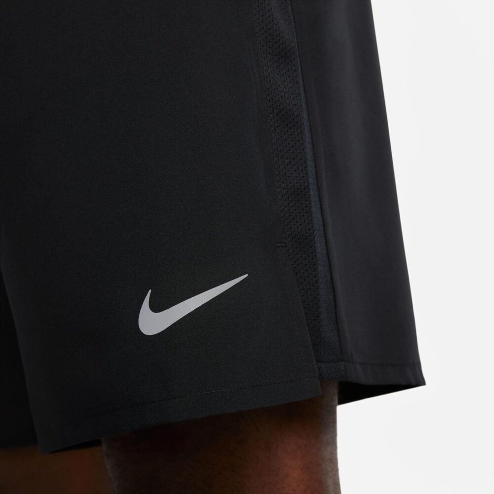 Nike Men's Dri-Fit Challenger 9" Unlined Shorts, Black/Black/Black/Reflective Silver at Amazon Men’s Clothing store - Image 6
