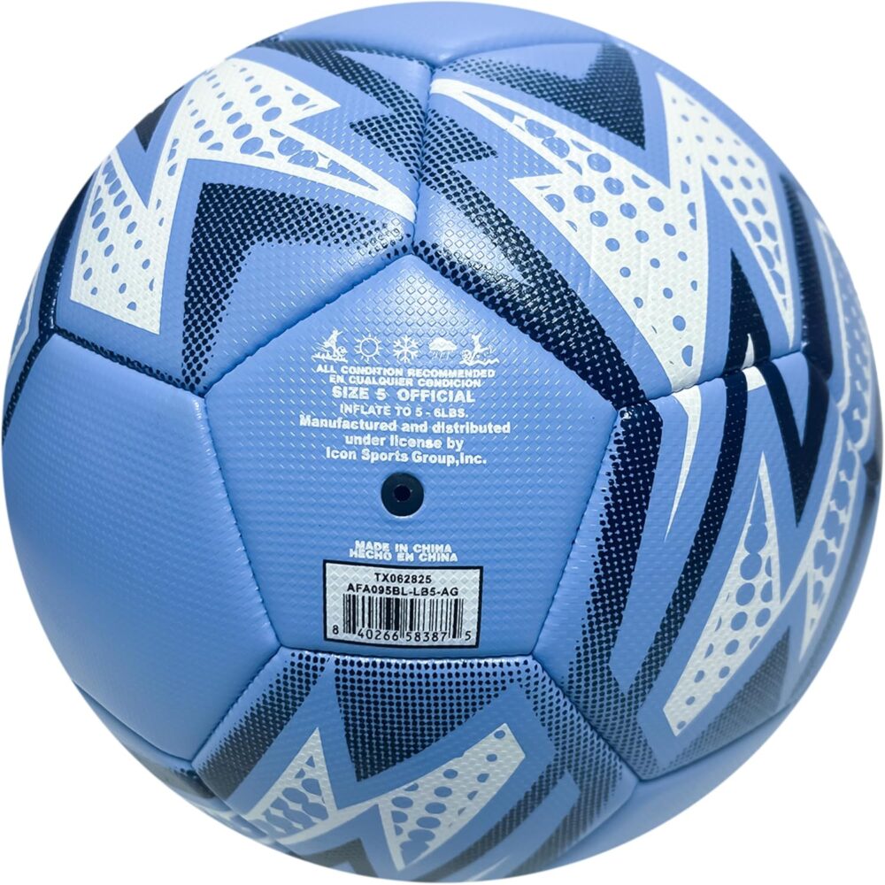 Icon Sports Argentine Football Association Lionel Messi Soccer Ball - AFA095BL Light Blue Size 5 : Sports & Outdoors - Image 3
