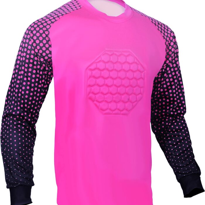 Soccer Goalie Jersey (Pink, AM (Chest 42-44")) : Clothing, Shoes & Jewelry