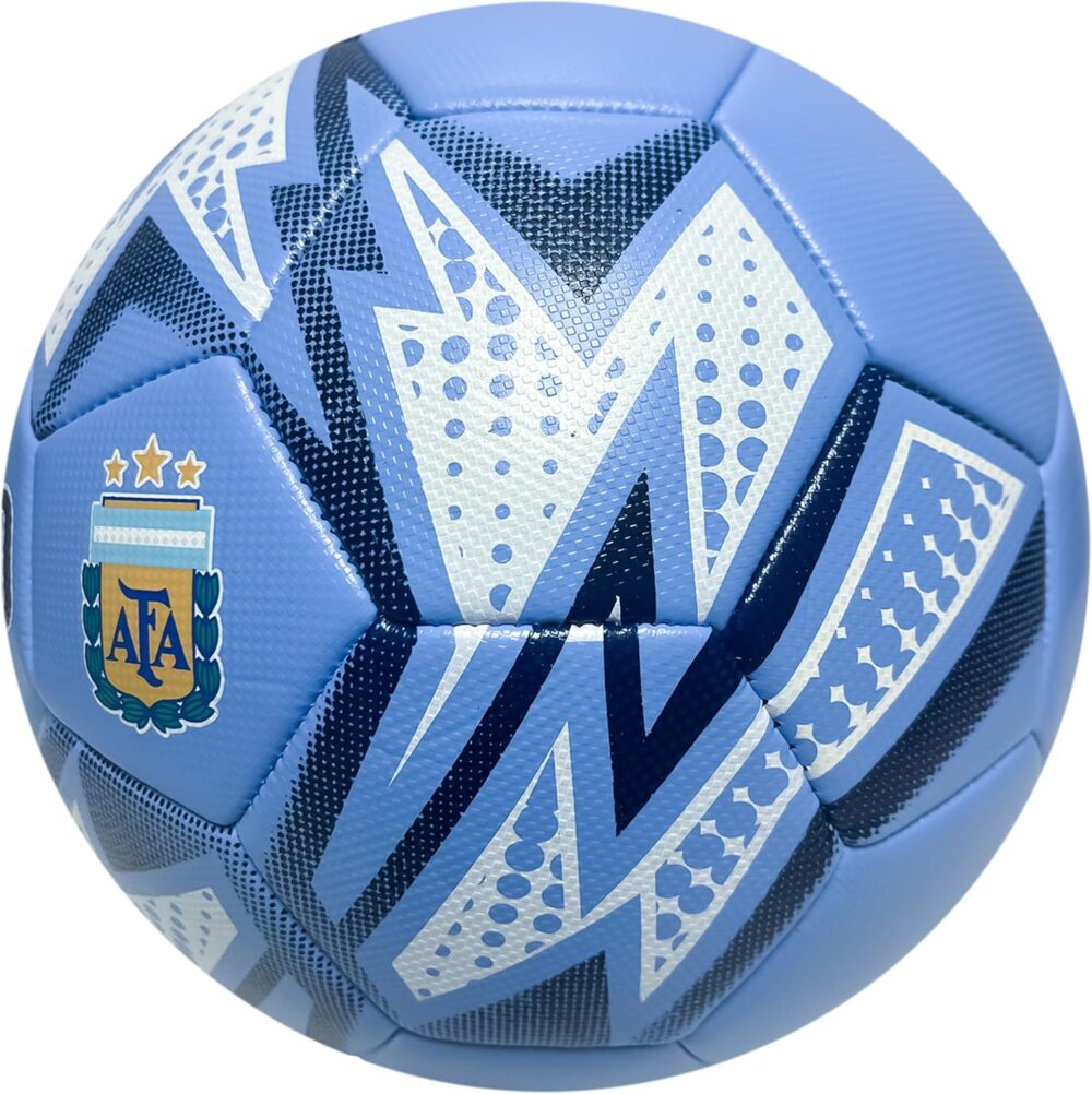Icon Sports Argentine Football Association Lionel Messi Soccer Ball - AFA095BL Light Blue Size 5 : Sports & Outdoors - Image 2