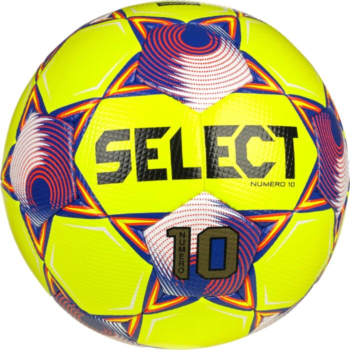 SELECT Numero 10 Soccer Ball, Yellow/Blue/Red V25, Size 5 : Sports & Outdoors