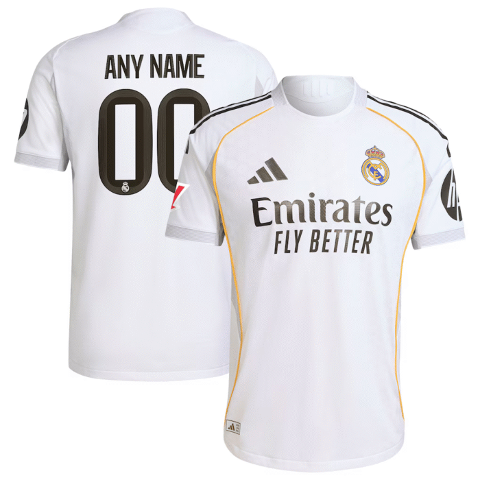adidas 2025/26 Home Authentic Custom Jersey