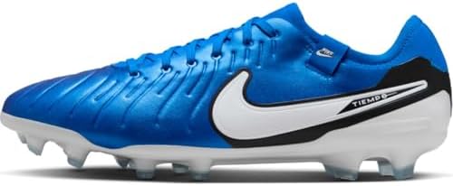 | Nike Tiempo Legend 10 Pro Firm-Ground Low-Top Soccer Cleats (Soar/White)