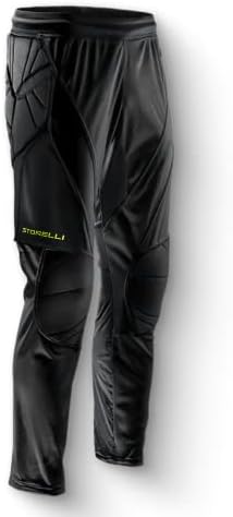 Storelli ExoShield Goalkeeper Pants, High-Impact Protection, Sweat-Wicking, Breathable Athletic Full Length Pants for Soccer & Heavy-Duty Sports, Black, Large : Clothing, Shoes & Jewelry