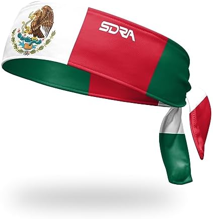 Suddora Country Flag Tie Headband with Mexico National Flag, Breathable Sweatband for National Sports Events, Non-Slip Fabric Sweatband for Soccer, Tennis, Workout, Costumes & Cosplay : Sports & Outdoors