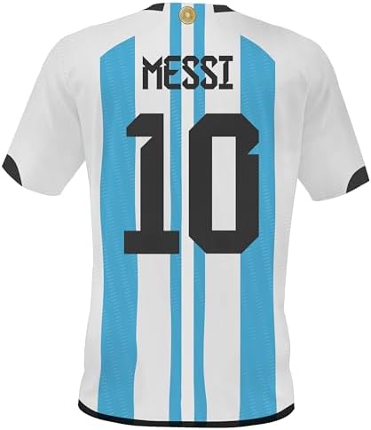 Argentina Soccer Jersey #10 Copa Mundial, World Cup Retro, Camiseta Argentina Numero 10, The G.O.A.T Jersey, Futbol (US, Alpha, Medium, Regular, Regular, Albiceleste) : Clothing, Shoes & Jewelry