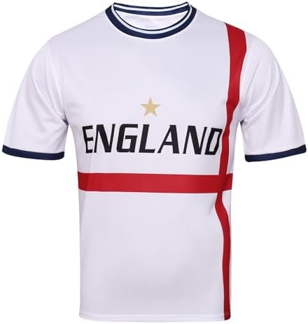 DIBEI England Fan Soccer Jersey for 2024 Fan Soccer Jersey (England, Small) : Sports & Outdoors