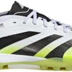 | adidas Unisex Predator Pro Turf Sneaker, White/Black/Lucid Lemon