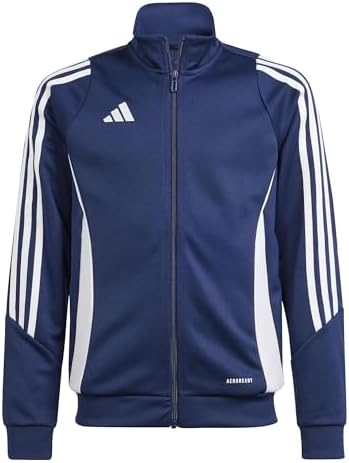 adidas Unisex-Kid's Tiro 24 Training Jacket, Team Navy Blue/White, Large: Clothing, Shoes & Jewelry