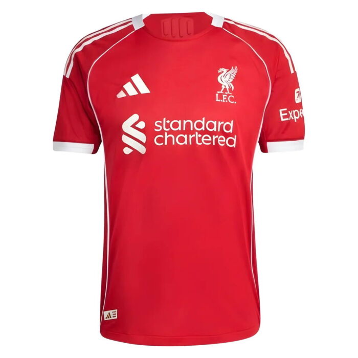 Liverpool adidas 2025/26 Home Replica Jersey - Red