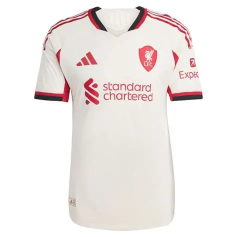 Liverpool adidas 2025/26 Away Replica Jersey - White
