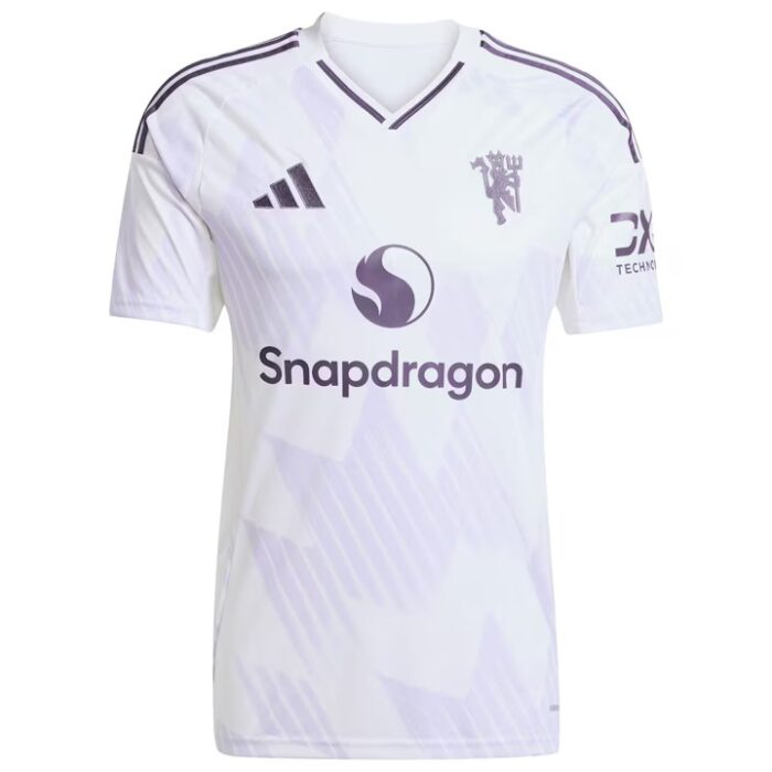Manchester United adidas 2025/26 Away Replica Jersey - White