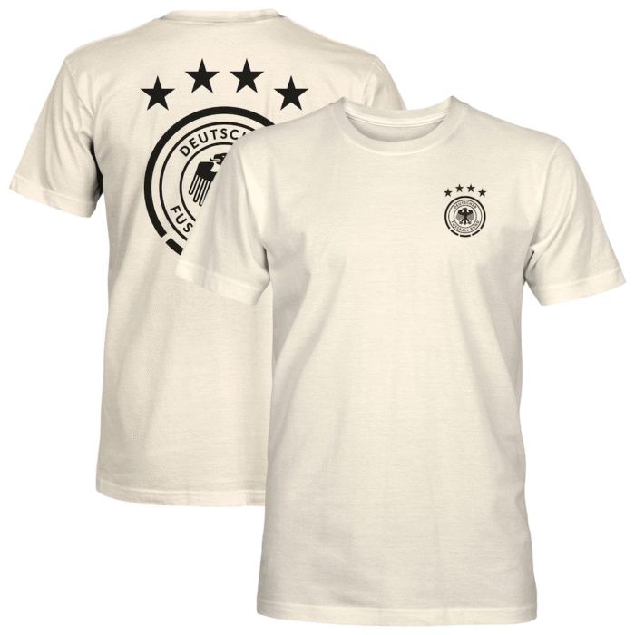 Germany National Team 1863FC Big Logo Heavyweight T-Shirt - Cream