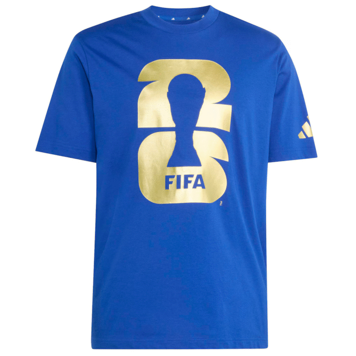 adidas 2026 FIFA World Cup Official Emblem T-Shirt - Blue