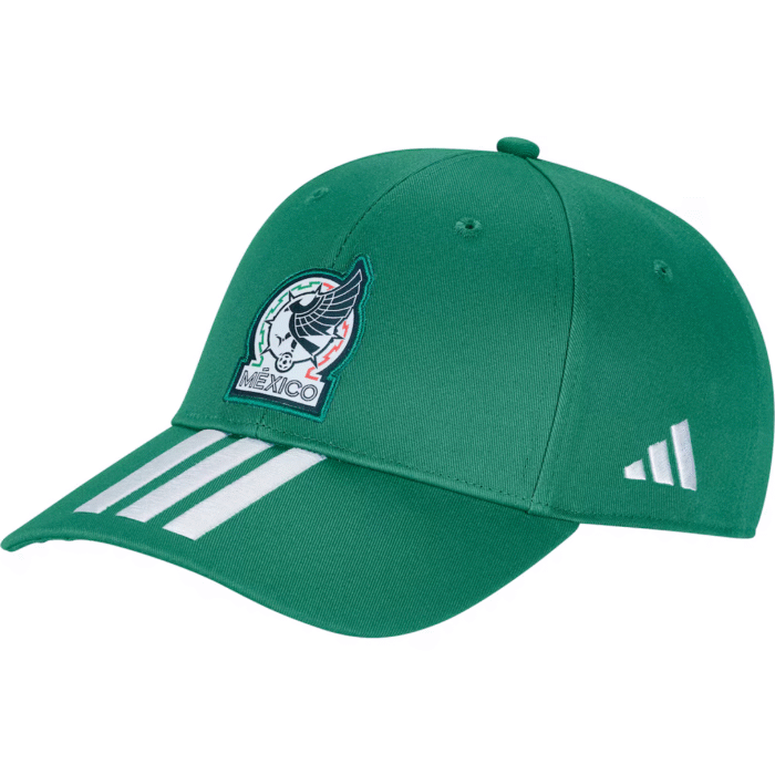 Mexico National Team adidas Unisex FIFA x World Cup 2026 3 Stripes Baseball Adjustable Hat - Green