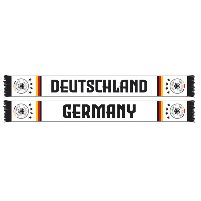 Germany National Team Flag Knit Scarf - White