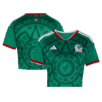 Mexico National Team adidas Women's FIFA x World Cup 2026 Home Cropped Replica Jersey - Green