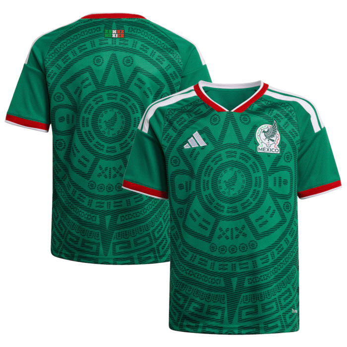 Mexico National Team adidas Youth FIFA x World Cup 2026 Home Replica Jersey - Green